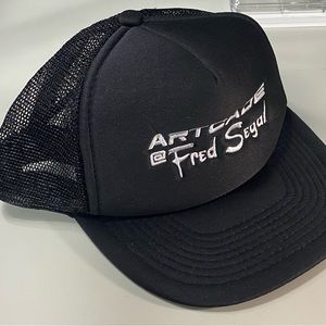 Black Fred Segal Artcade trucker hat